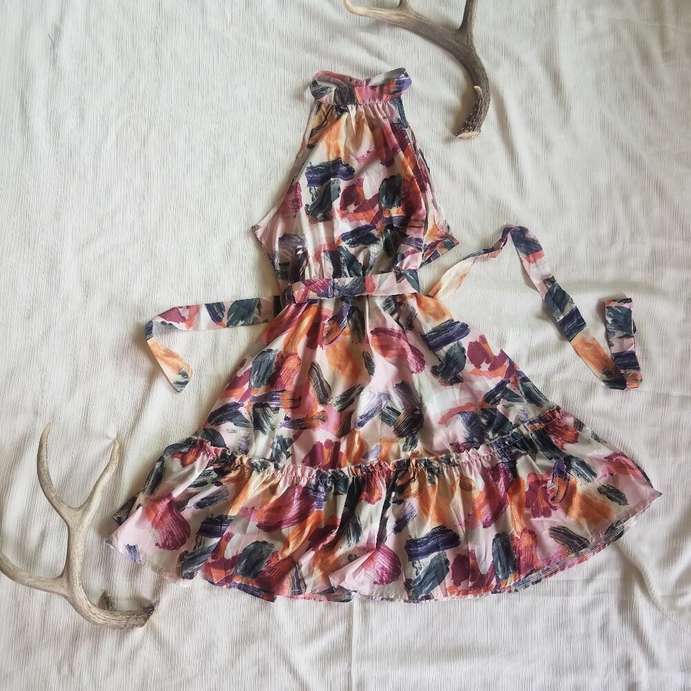 High neck sleeveless dress SIZE XS